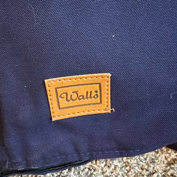 Walls Coat Navy Work utility Vintage Blue Insulated Waist Length Coat Si… - Picture 12 of 12